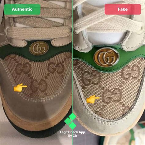 how to idntify fake gucci sandals